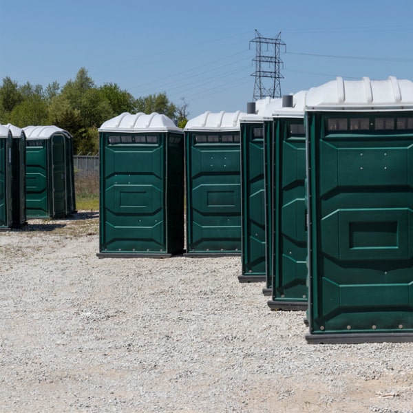 are there any environmental considerations for the disposal of waste from the event portable toilets